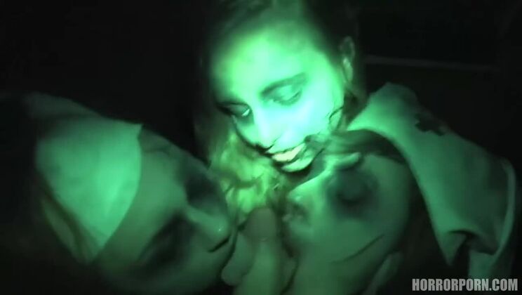 Khloe Kapri: Terrorizing Two Beauties in a Horror Frenzy