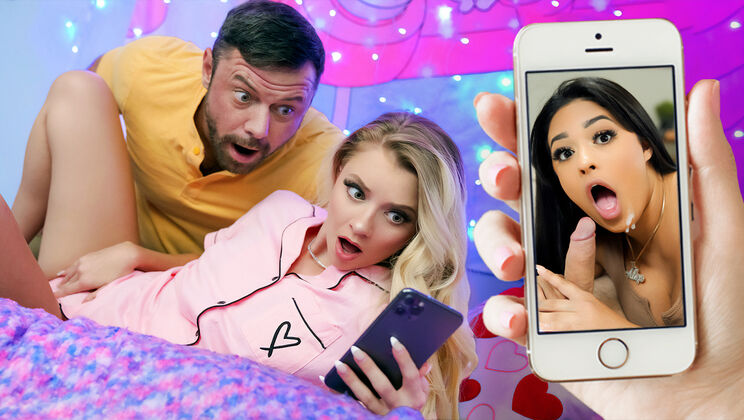 Riley Star's Family Flip: Facetime Fuck Fest