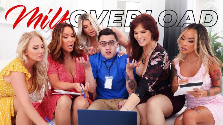 Syren De Mer: Asian MILF Seduction in a Tech Support Overload